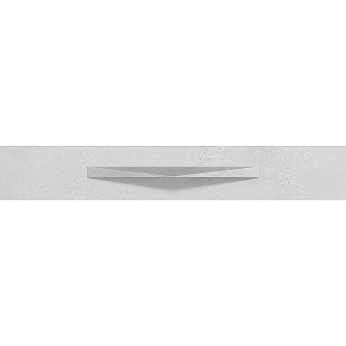 Creabath Tirador para muebles Époque - Distancia entre orificios: 150 mm, L x An x Al: 312 x 20 x 20 mm, Níquel, 2 piezas - Primer plano