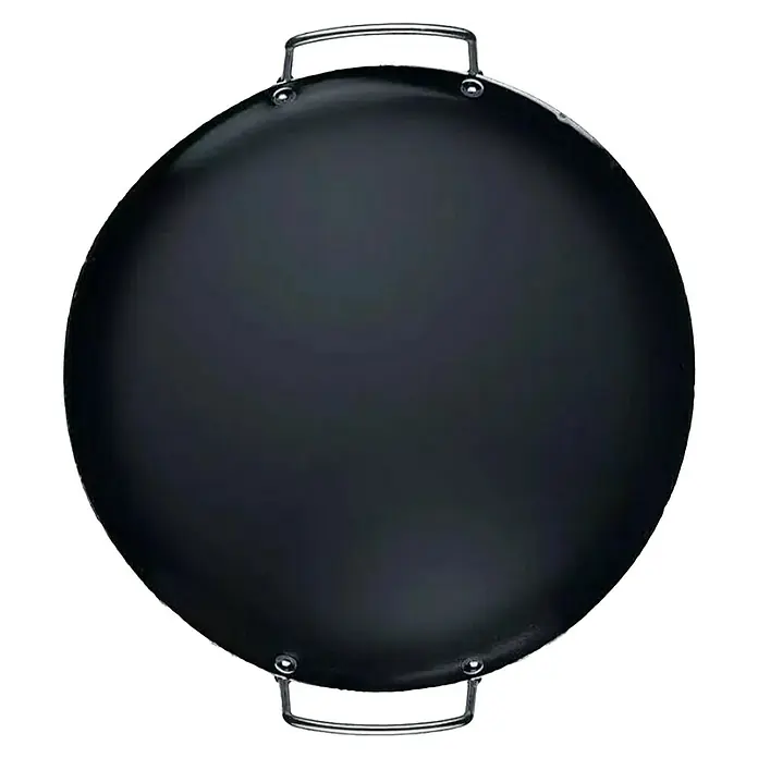 Kingstone KMS Wok za roštilj - Ø x V: 30 x 12,5 cm, Čelik, Emajlirano - Pogled s gornje strane