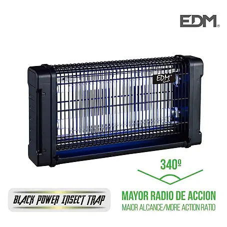 Matamoscas eléctrico Black Power