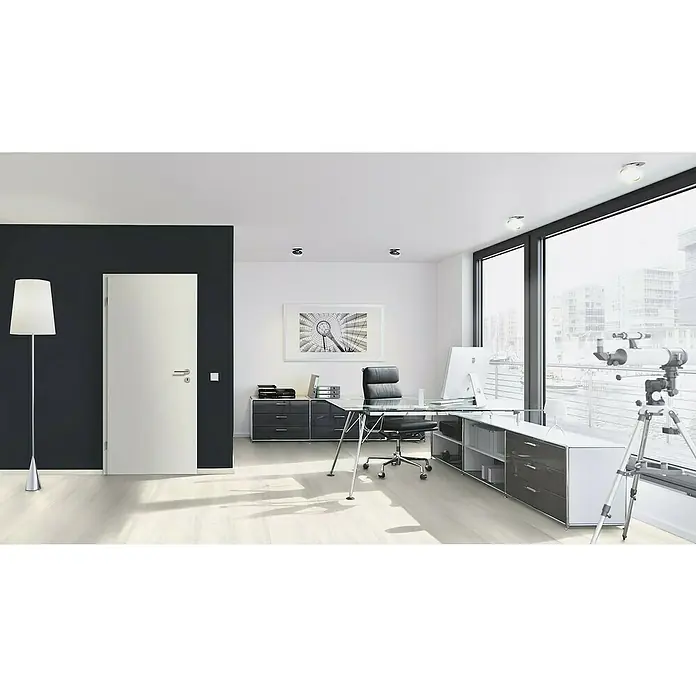 GetaDoor Laminit Türzarge GL 222 - 860 x 1.985 mm, Wandstärke: 270 mm, DIN Anschlag: Links, Arctic Weiß - Stimmungsaufnahme