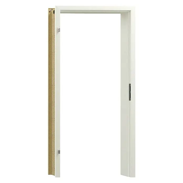 GetaDoor Laminit Türzarge GL 222 - 860 x 1.985 mm, Wandstärke: 270 mm, DIN Anschlag: Links, Arctic Weiß - Diagonale Ansicht