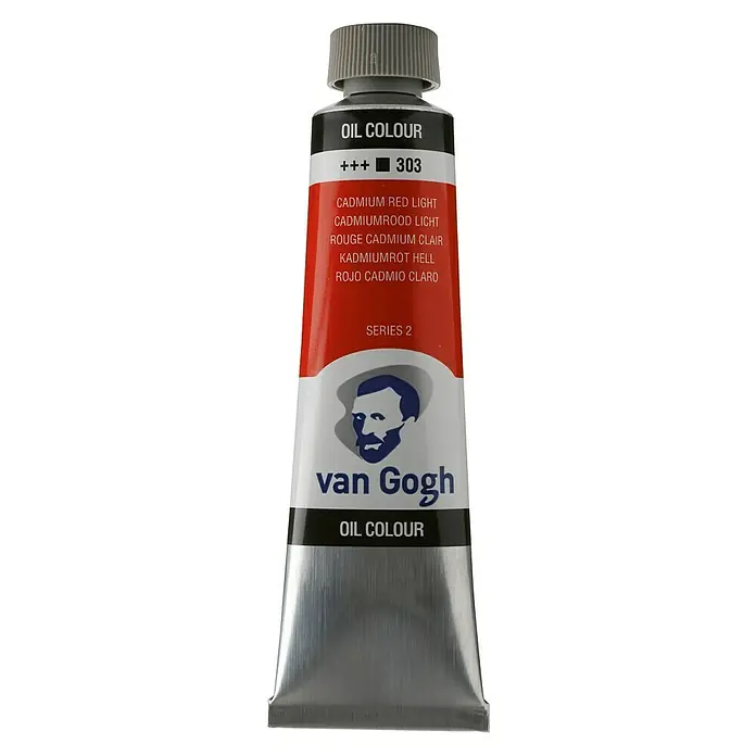 Talens Van Gogh Pintura al óleo - Rojo cadmio claro, 40 ml, Tubo