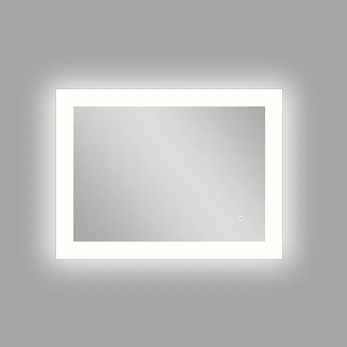 DSK LED-Lichtspiegel Silver Alto - 80 x 60 cm, Berührungssensor - Stimmungsaufnahme