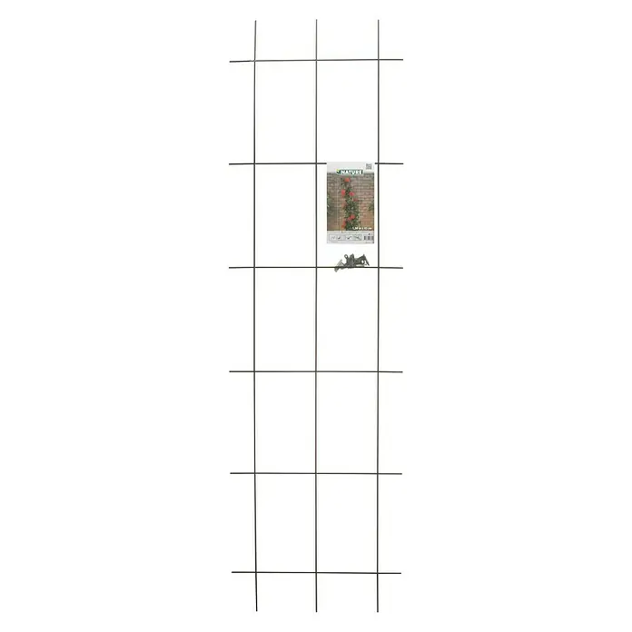 Nature Plantenklimrek Metaal - 72,5 x 145 cm, Staal, Groen - Vooraanzicht