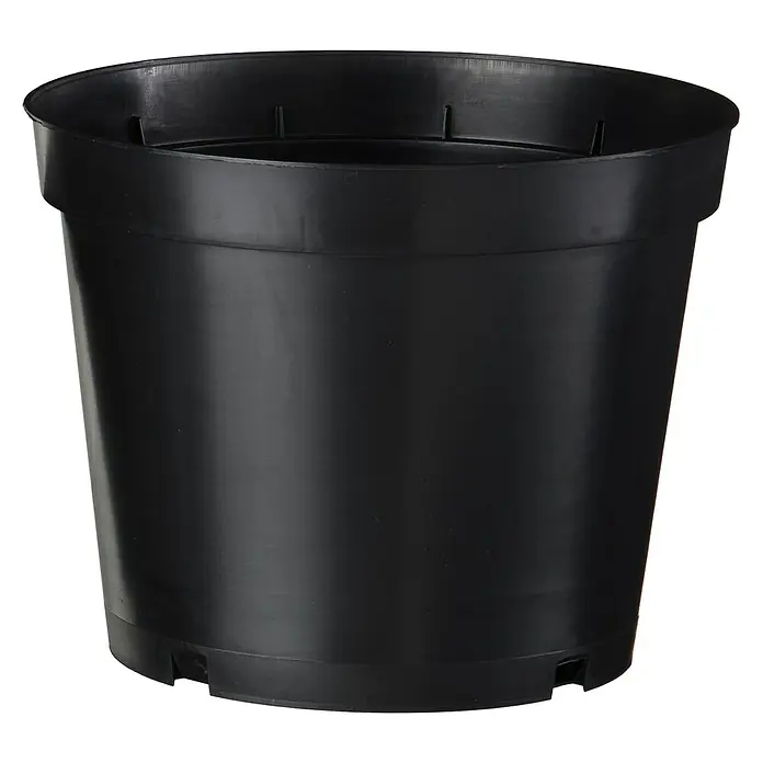 Nature Plantenpot - 4 st., 3 l, Kunststof, Zwart - Vooraanzicht