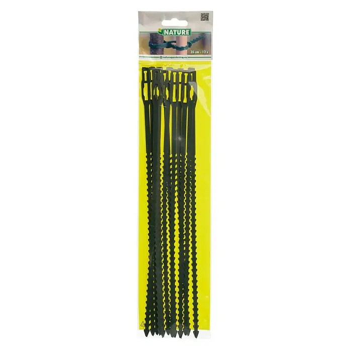 Nature Universele binders - Lengte: 35 cm, Groen, 10 stk. - Vooraanzicht