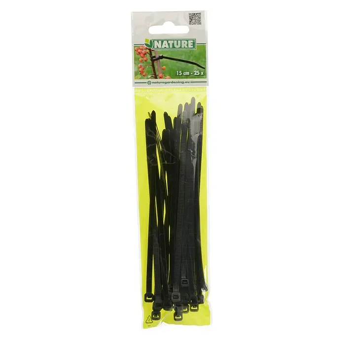 Nature Universele binders - Lengte: 15 cm, 25 stk. - Vooraanzicht