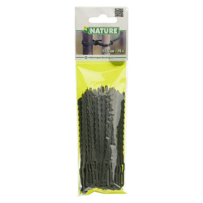 Nature Universele binders - Lengte: 11,5 cm, Groen, 70 stk. - Vooraanzicht