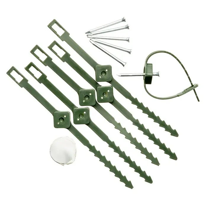 Nature Plantenbinders voor klimplanten - 45 mm, 6 stk. - Diagonaal zicht