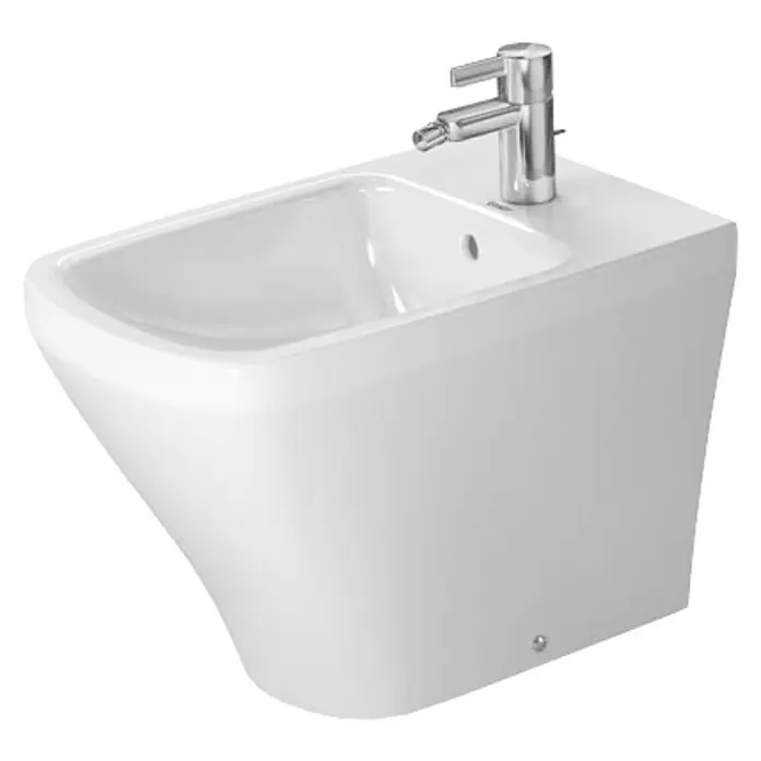 Duravit DuraStyle Stand-Bidet Typ 2 - Mit schmutzabweisender Glasur, Keramik, Weiß - Vorderansicht