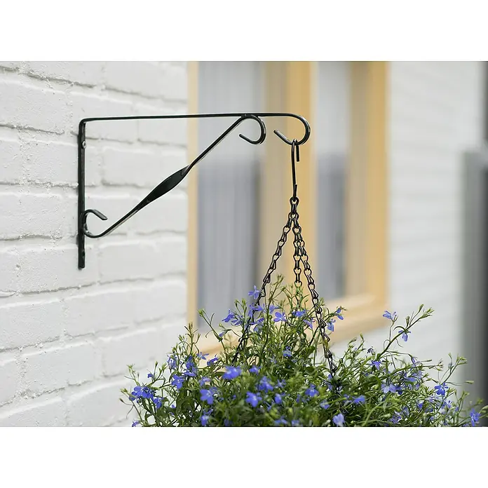 Nature Muurhaak - l x h: 40 x 21,5 cm, Groen, Staal - Toepassingsvoorbeeld