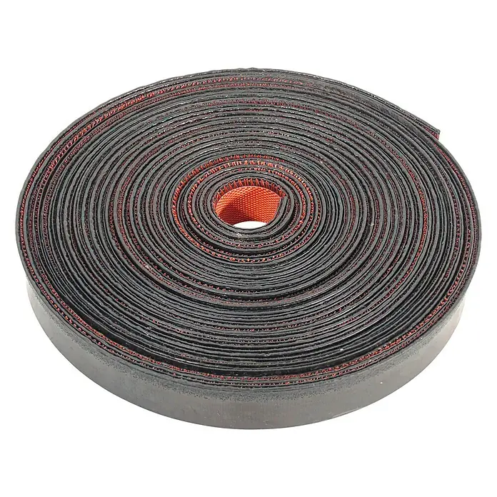 Nature Boomband op rol - 4 cm x 15 m, Zwart - Top-down weergave
