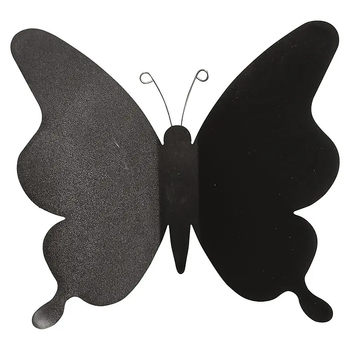Vinilos decorativos Mariposas - 12 piezas, Negro - Vista frontal