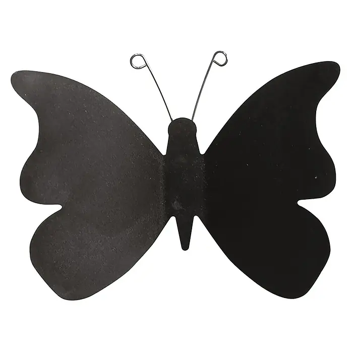 Vinilos decorativos Mariposas - 12 piezas, Negro - Vista frontal