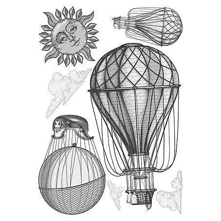 Adhesivos decorativos Globos aeroestáticos