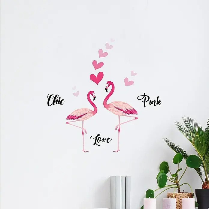 Adhesivos decorativos Flamencos -  - Foto ambiente