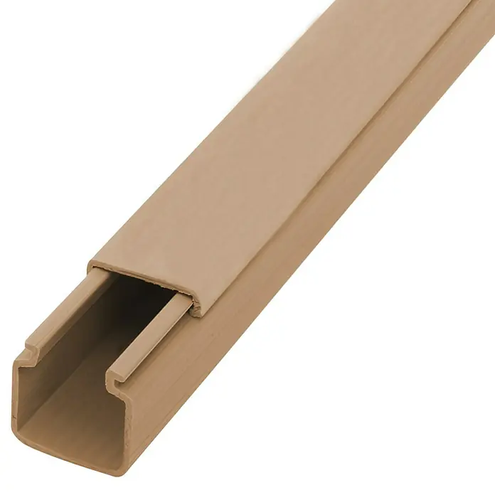 Canaleta para cables - L x An x Al: 2 m x 15 mm x 15 mm, Haya - Primer plano
