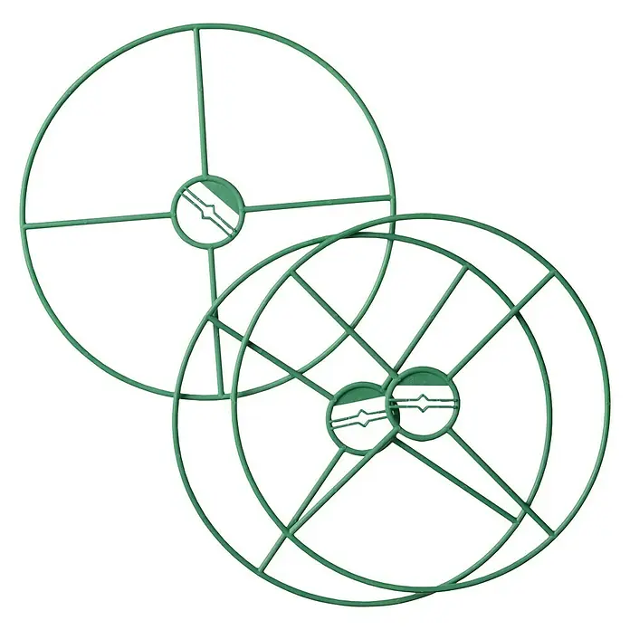 Nature Ronde plantensteun - Diameter: 30 cm, 3 stk. - Top-down weergave