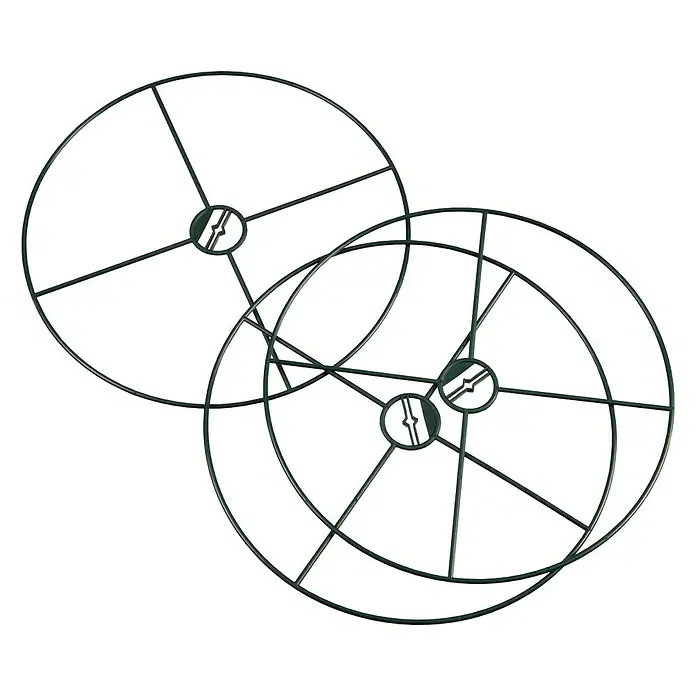 Nature Ronde plantensteun - Diameter: 40 cm, 3 stk. - Diagonaal zicht