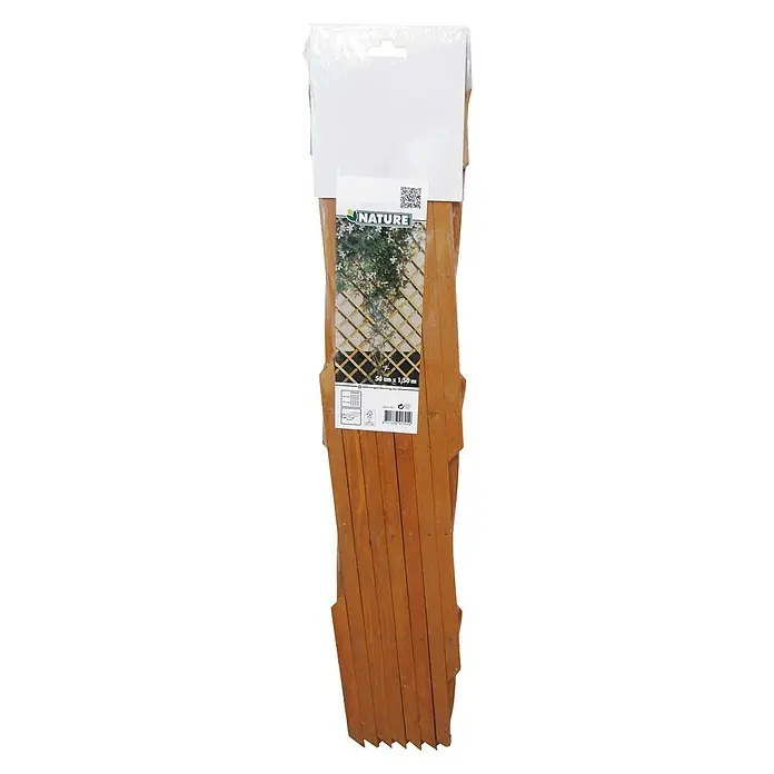 Nature Plantenklimrek Hout - 150 x 50 cm, Hout, Bruin - Vooraanzicht