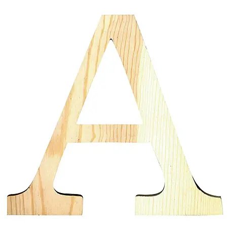 Artemio  Letra de madera