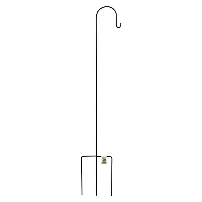 Nature Decoratieve haak voor hanging baskets - 140 cm, Zwart - Vooraanzicht