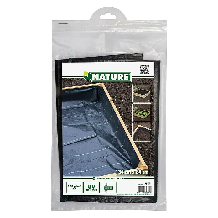 Nature Anti-worteldoek - Zwart - Vooraanzicht