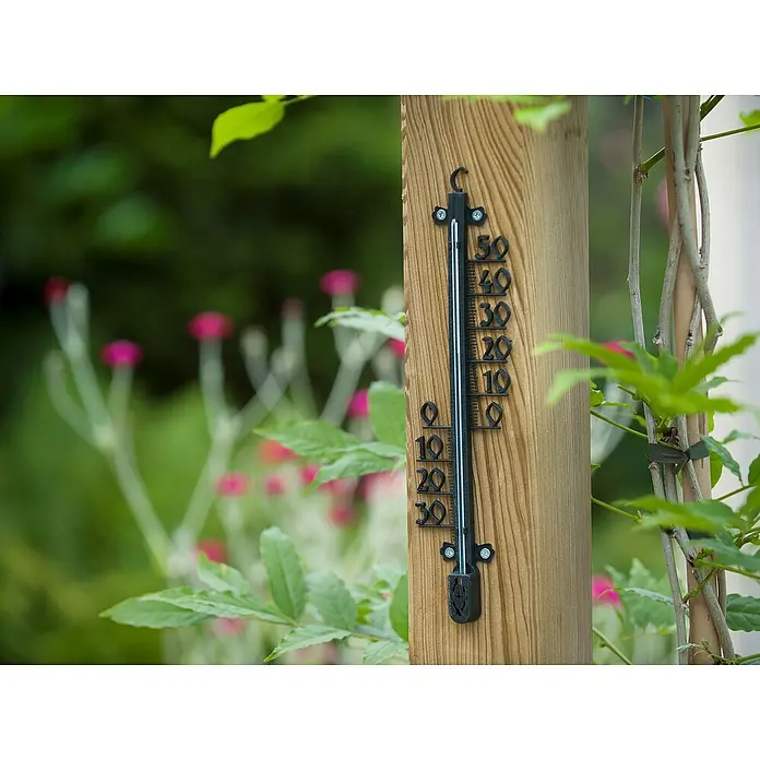 Nature Buitenthermometer - Analoog, Hoogte: 25 cm, Kunststof - Sfeeropname