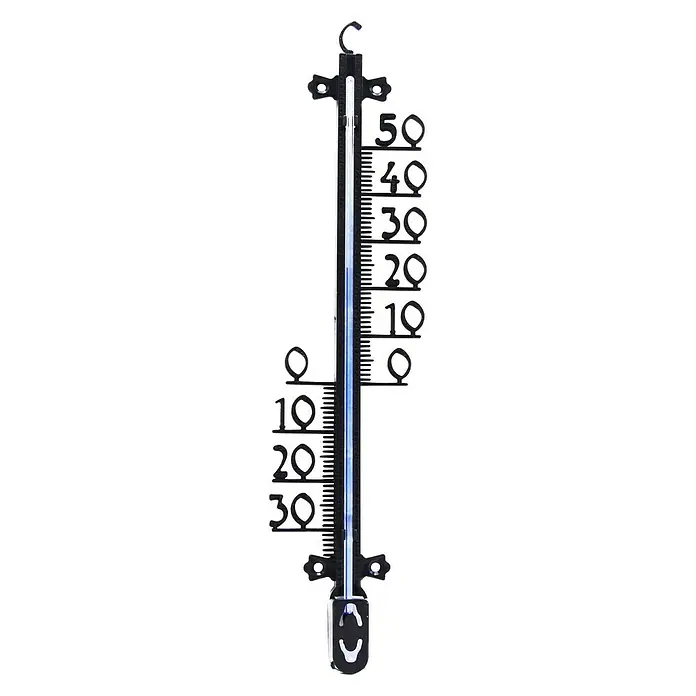 Nature Buitenthermometer - Analoog, Hoogte: 25 cm, Kunststof - Vooraanzicht