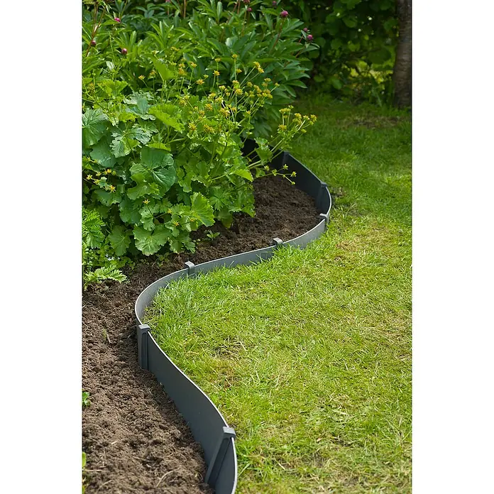 Nature Borderrand Pennen - 10 stk., Polyetheen (PE), Grijs - Sfeeropname
