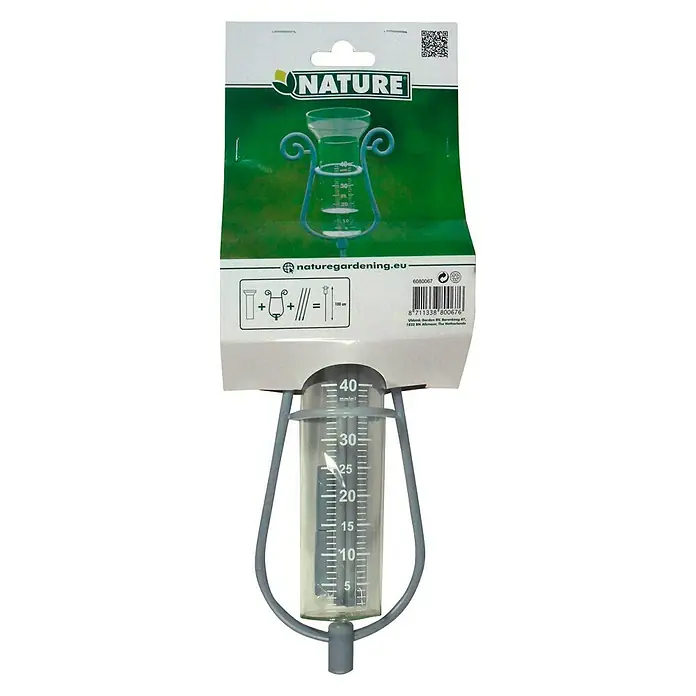 Nature Regenmeter - Hoogte: 36 cm, 40 ml - Vooraanzicht
