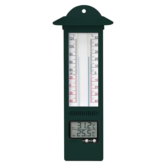 Nature Buitenthermometer MIN-MAX - Analoog, Hoogte: 31 cm, Kunststof - Vooraanzicht