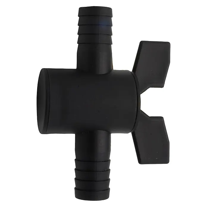 Ubbink Kraan - 19 mm, Kunststof - Zijaanzicht rechts