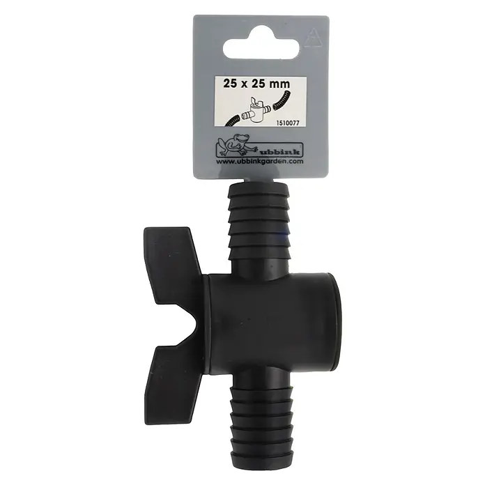 Ubbink Kraan - 25 mm, Kunststof - Vooraanzicht