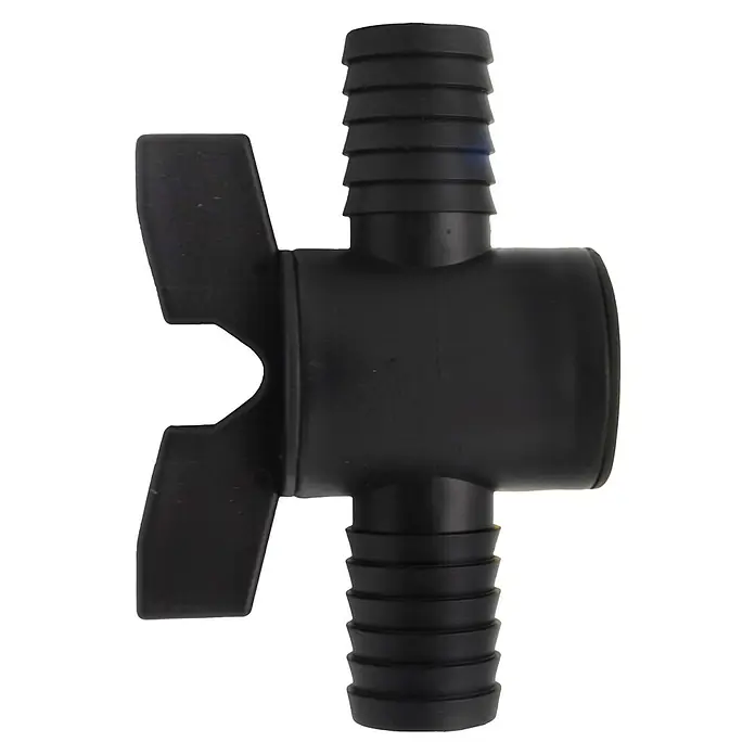 Ubbink Kraan - 25 mm, Kunststof - Zijaanzicht links