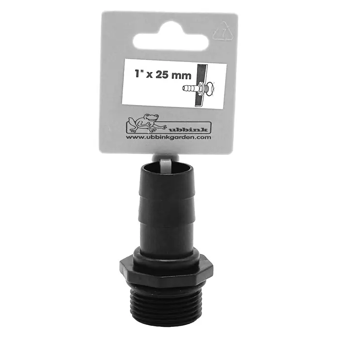 Ubbink Slangkoppeling-verbindingsstuk tule - 1″, Diameter: 25 mm - Vooraanzicht