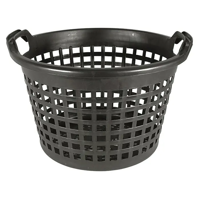 Ubbink Plantenmand Waterlelie - 24 x 26 cm, Kunststof, Zwart - Vooraanzicht
