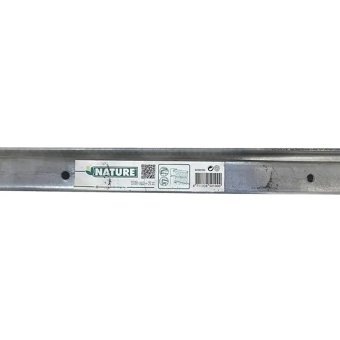 Nature H-profiel - Zilver, Lengte: 1,8 m - Close-up