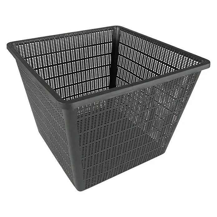 Ubbink Plantenmand voor vijverplanten - 33 x 33 x 25 cm, Kunststof - Diagonaal zicht