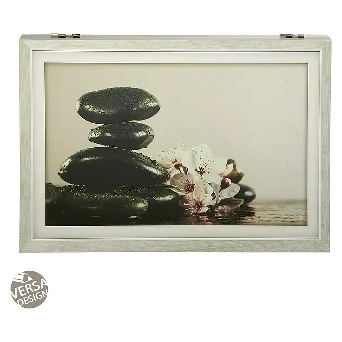 Armario de contadores Zen - Flores, 46 x 33 cm