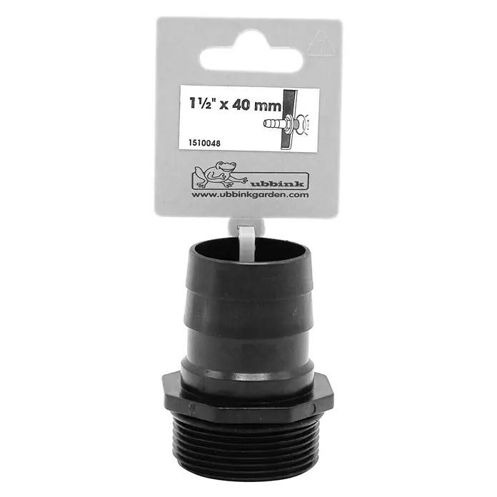 Ubbink Slangkoppeling-verbindingsstuk tule - 1½″, Diameter: 40 mm - Vooraanzicht