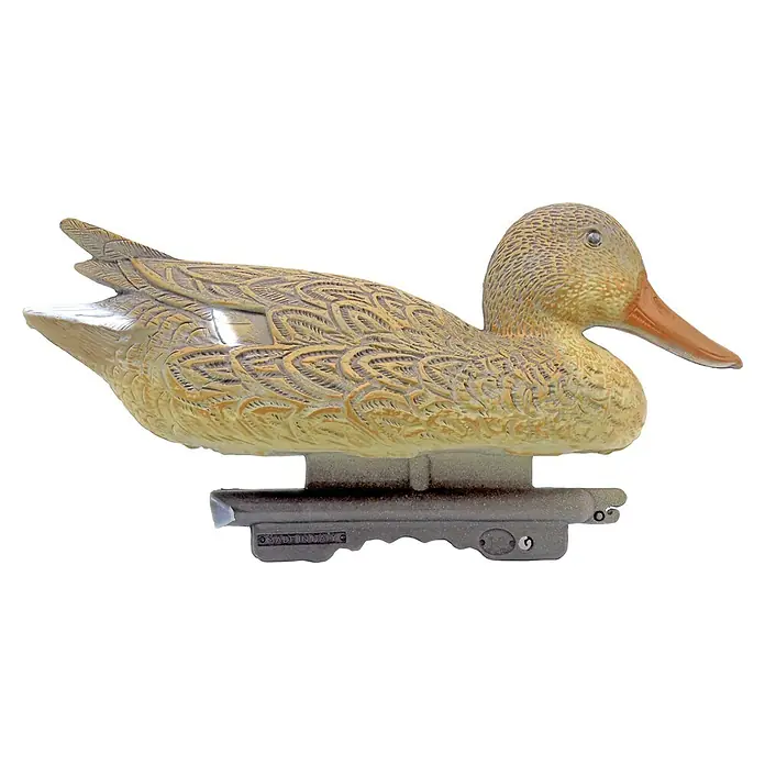 Ubbink Decoratieve eend vrouwtje - l x b x h: 10 x 16,5 x 19,5 cm, Beige - Vooraanzicht