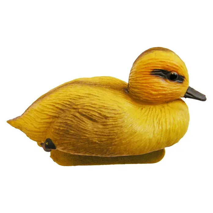 Ubbink Decoratieve eend kuiken - l x b x h: 12,5 x 6,5 x 7 cm, Geel - Zijaanzicht rechts