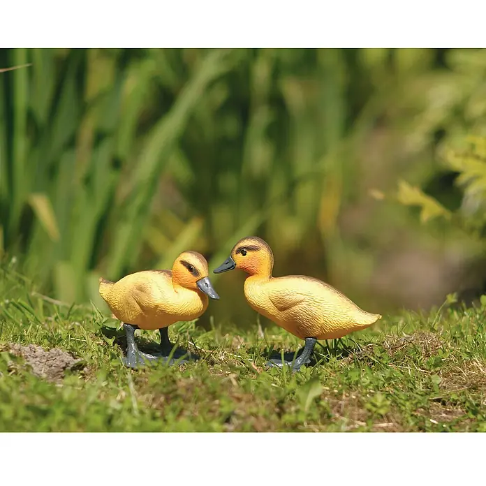 Ubbink Decoratief figuur ganzenkuiken - Geel - Sfeeropname