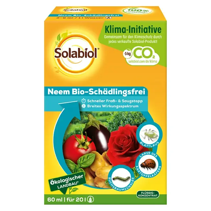 Solabiol Bio-Schädlingsfrei Neem - 60 ml - Vorderansicht