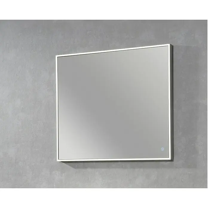 Camargue LED-Lichtspiegel Frame - Mit eckigen Kanten, 80 x 68 cm, Berührungssensor - Stimmungsaufnahme