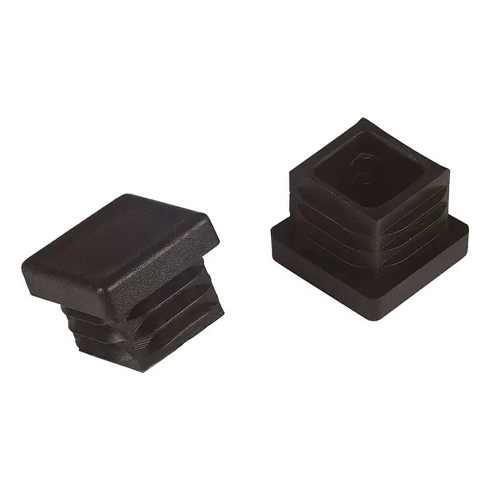 Stabilit Podloga za namještaj - 20 x 20 mm, Uticanje, 4 kom, Crne boje - Pogled sprijeda