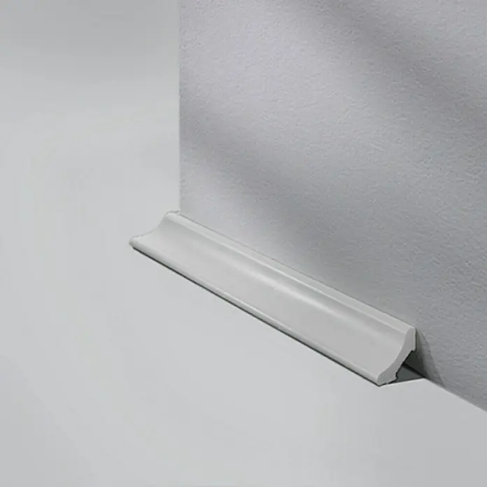 LOGOCLIC Užljebljena kutna lajsna Svijetlosiva - 2,5 m x 20 mm x 20 mm - Živopisni prikaz