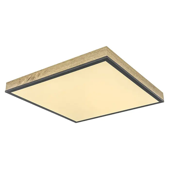 Globo Doro LED-Panel - 12 W, L x B x H: 30 x 30 x 6 cm, Warmweiß - Diagonale Ansicht
