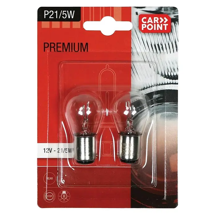 Carpoint Signaal- en binnenverlichting Premium P21/5W - 2 st., 12 V - Vooraanzicht